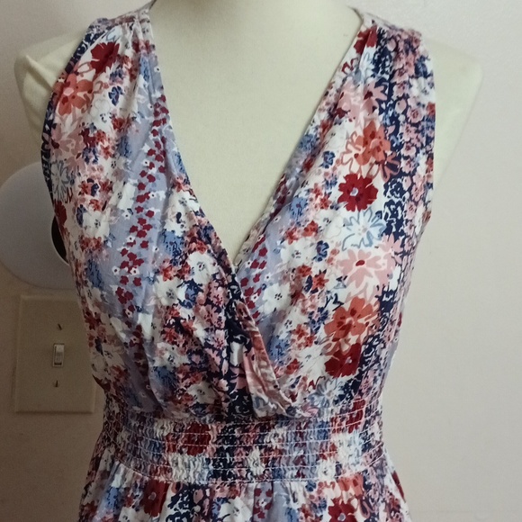 Jessica Simpson Women's Sleeveless Floral Flowy Dress sz S - Picture 3 of 8